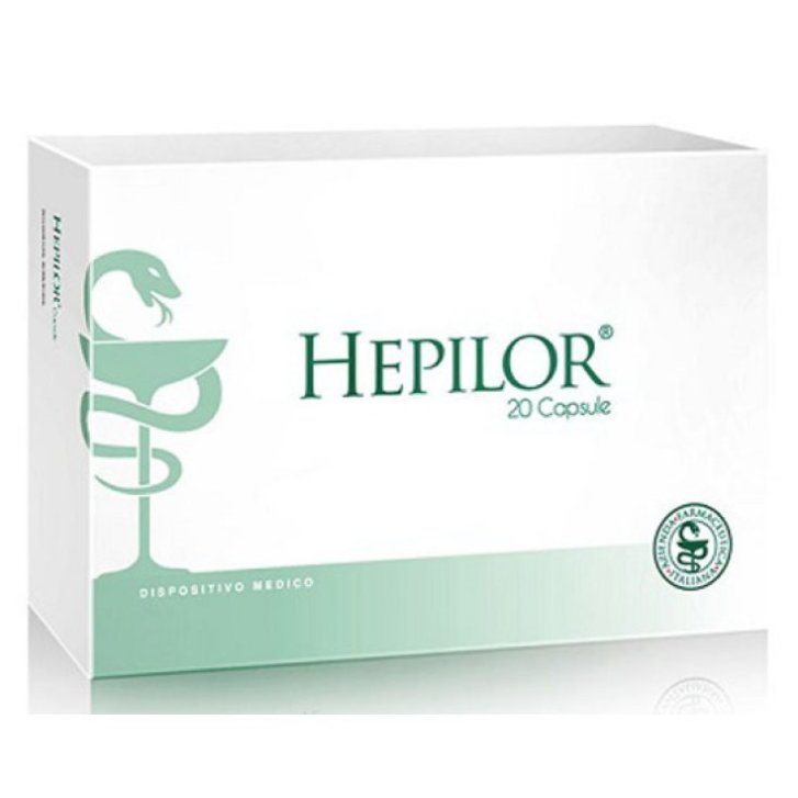 Hepilor Dispositivo Medico Protezione Mucosa Gastrica con Zinco-L-Carnosina 20 Capsule - Azienda Farmaceutica Italiana