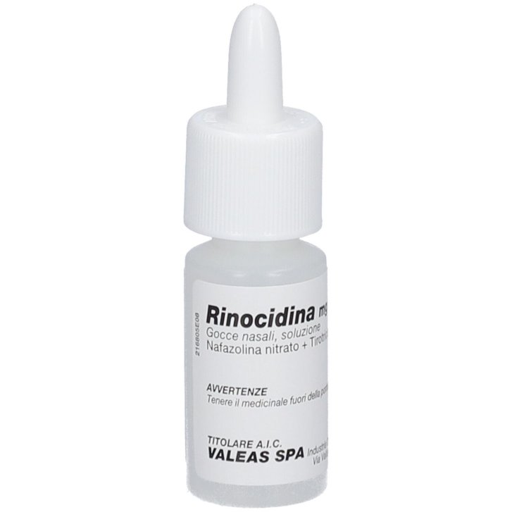 Rinocidina Gocce Nasali Soluzione Decongestionante e Antibiotico per Riniti e Sinusiti 15 ml - Valeas Rinocidina Gocce Nasali Soluzione Decongestionante e Antibiotico per Riniti e Sinusiti 15 ml - Valeas