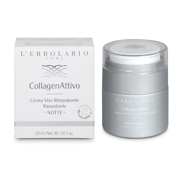 Crema Viso Notte Rimpolpante e Rassodante 50 ml - L\'Erbolario