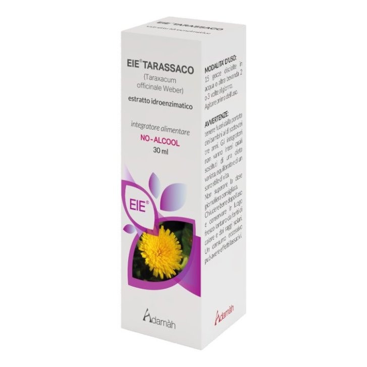 EIE Tarassaco Integratore Funzione Epatica Digestiva e Depurativa Gocce 30ml - Adamah EIE Tarassaco Integratore Funzione Epatica Digestiva e Depurativa Gocce 30ml - Adamah