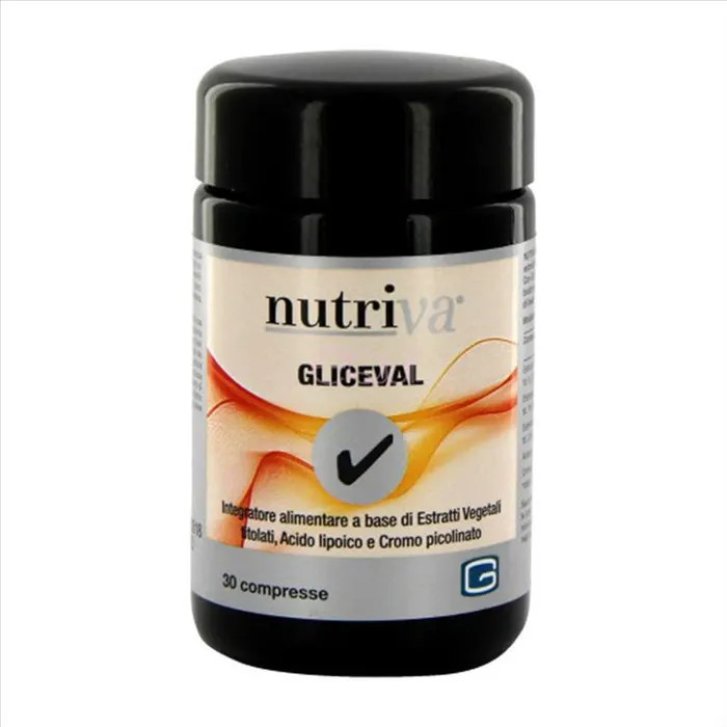 Gliceval Integratore per Metabolismo 30 Compresse - Nutriva Gliceval Integratore per Metabolismo 30 Compresse - Nutriva