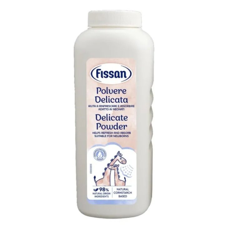 Fissan Polvere Delicata Talco Neonati e Bambini con Ossido di Zinco e Amido di Mais 200g - Fissan