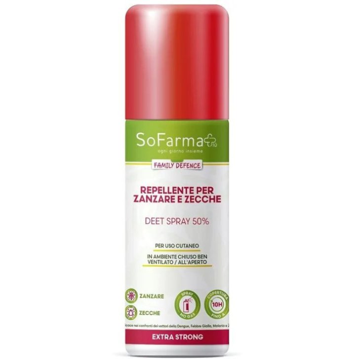 Repellente Extra Strong Lozione Zanzare e Zecche con DEET 50% 75 ml - Sofarmapiu\'