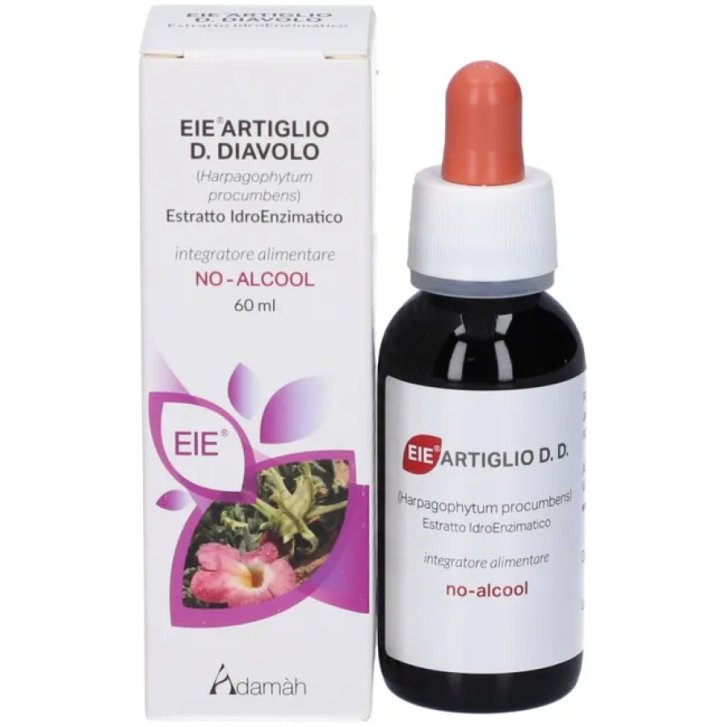 EIE Artiglio del Diavolo Integratore Funzionalità Articolare Gocce 60 ml - Adamah EIE Artiglio del Diavolo Integratore Funzionalità Articolare Gocce 60 ml - Adamah