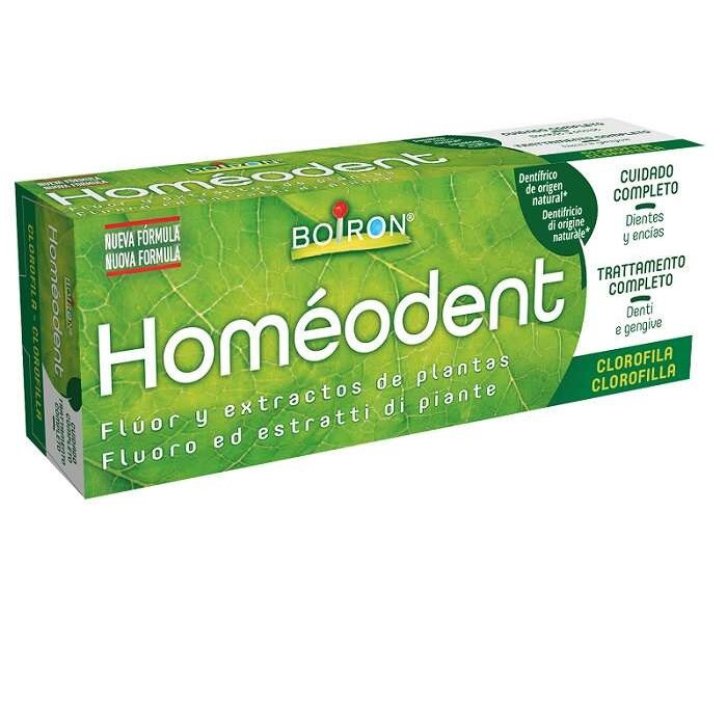 Homeodent Dentifricio Clorofilla con Fluoro per Denti e Gengive 75 ml - Boiron