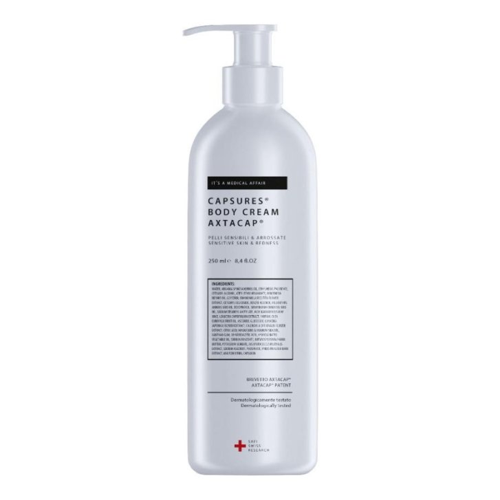 Capsures Body Cream Crema Corpo Lenitiva con Astaxantina Aloe Vera e Calendula 150ml - SAFI MEDICAL CARE Capsures Body Cream Crema Corpo Lenitiva con Astaxantina Aloe Vera e Calendula 150ml - SAFI MEDICAL CARE