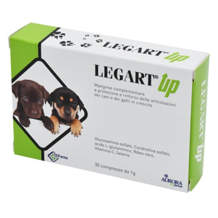Legart Up Mangime Complementare per Cani e Gatti Articolazioni con Glucosamina e Condroitina 60 Compresse - LEGART
