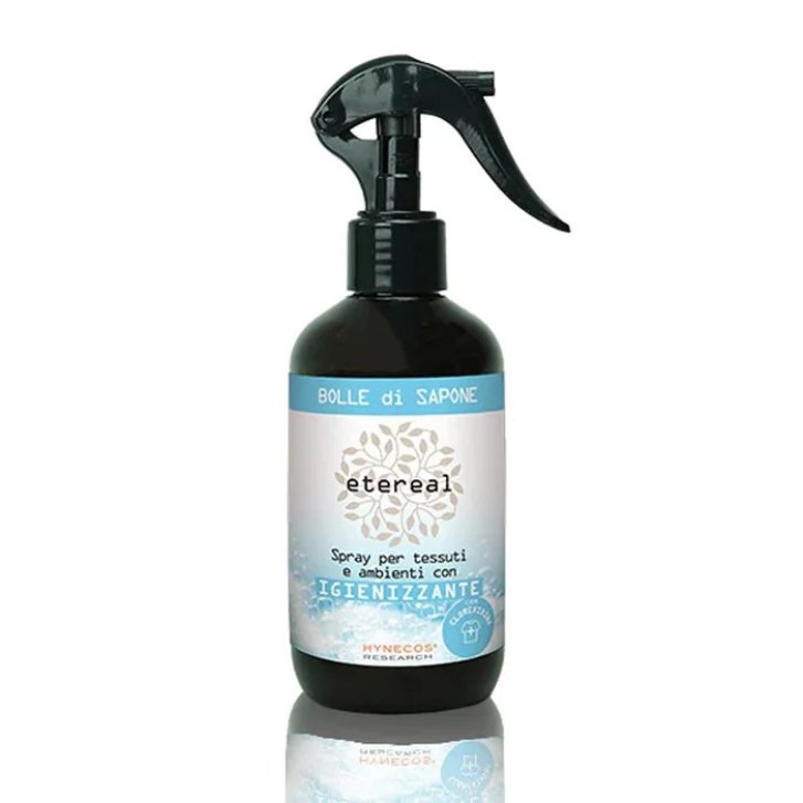 Etereal Spray Tessuti e Ambienti Deodorante Igienizzante Bolle di Sapone con Clorexidina 250ml - Pool Pharma Etereal Spray Tessuti e Ambienti Deodorante Igienizzante Bolle di Sapone con Clorexidina 250ml - Pool Pharma