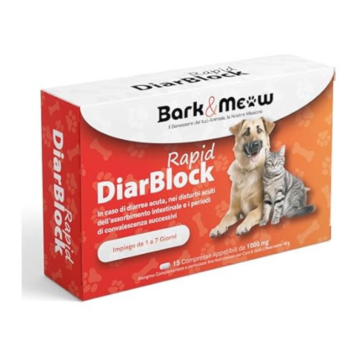 Carobin Pet Forte Mini Mangime Complementare per Cani e Gatti contro Diarrea Acuta 15 Compresse - N.B.F. Lanes