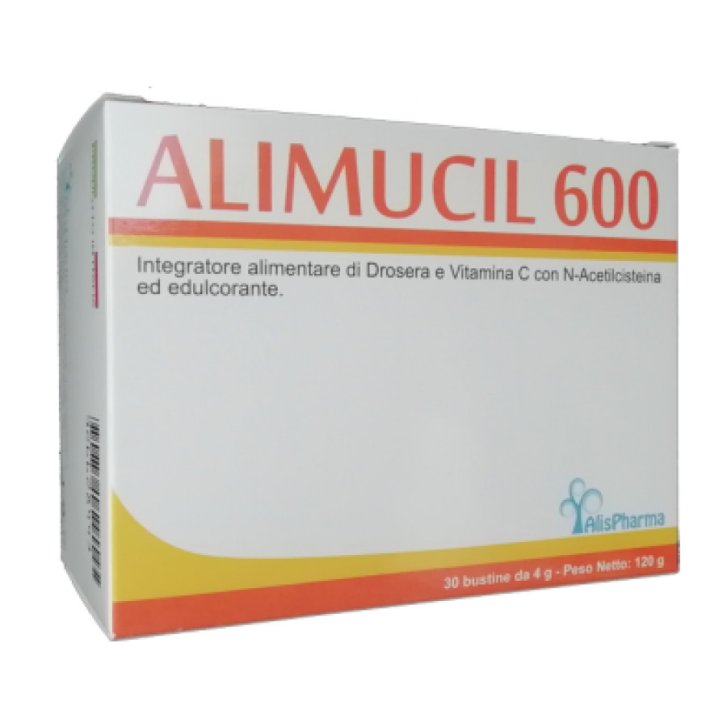 Alimucil 600 Integratore Vie Respiratorie con N-Acetilcisteina Granulato Arancia 30 Bustine - OMNIAEQUIPE