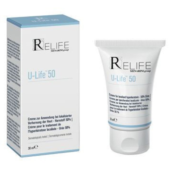 U-Life 40 Crema Idratante Levigante Piedi con Urea 40% e Acido Lattico 50ml - Relife U-Life 40 Crema Idratante Levigante Piedi con Urea 40% e Acido Lattico 50ml - Relife