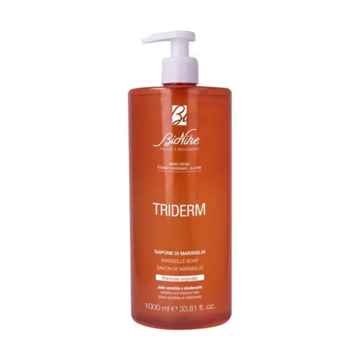 Triderm Sapone di Marsiglia Liquido per Pelli Sensibili 1000 ml - Bionike