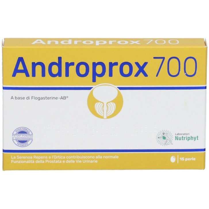 Androprox 700 Integratore Prostata e Fertilità Maschile con Serenoa Zinco e Selenio 15 Perle Softgel - Anvest Health