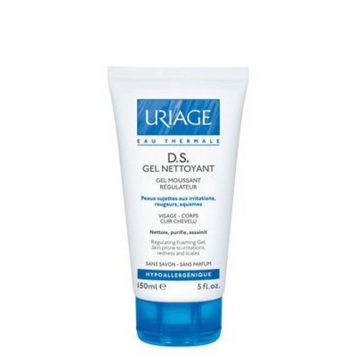 DS Gel Detergente Normalizzante Viso Corpo e Cuoio Capelluto Ipoallergenico 150ml - Uriage