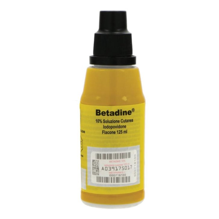 Betadine Soluzione Cutanea Disinfettante con Iodopovidone 10% 125ml - MEDIFARM