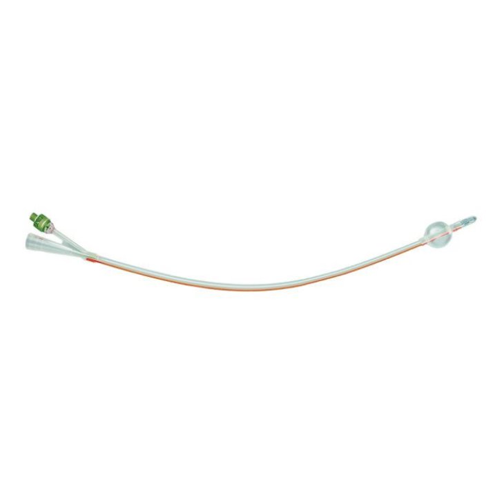 Catetere Foley in Silicone Trasparente a 2 Vie con Scanalature Longitudinali e Palloncino 5-10ml CH16 (5,33mm) Lunghezza 40cm - Safety
