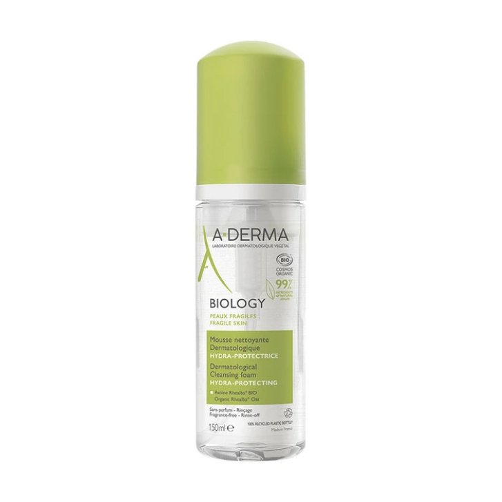 A-Derma Biology Mousse Detergente Dermatologica Idra-Protettiva Viso Pelli Fragili 150ml - A-Derma A-Derma Biology Mousse Detergente Dermatologica Idra-Protettiva Viso Pelli Fragili 150ml - A-Derma
