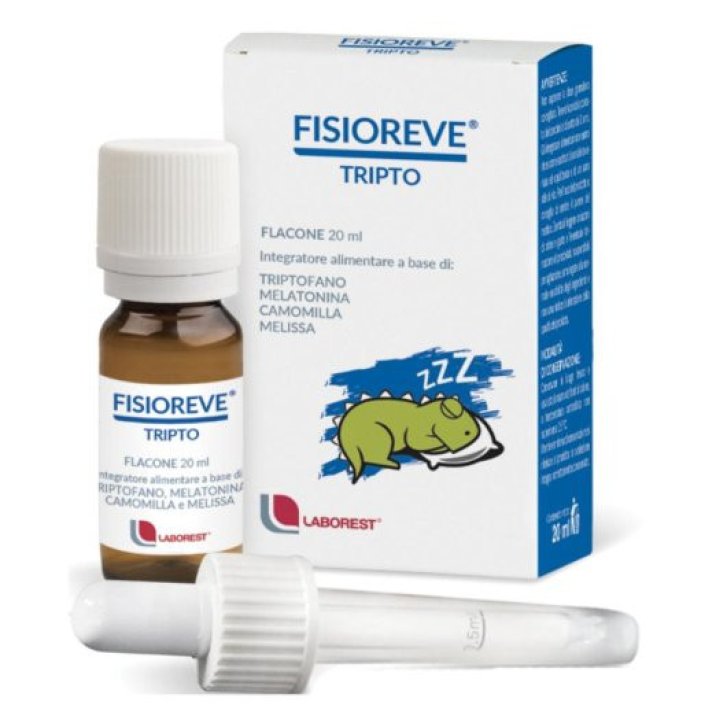 Fisioreve Tripto Integratore Sonno con Melatonina Triptofano Camomilla e Melissa 20 ml - Uriach