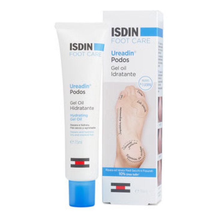 Ureadin Podos Gel Oil Idratante Piedi Secchi e Screpolati con Urea 10% 75ml - ISDIN