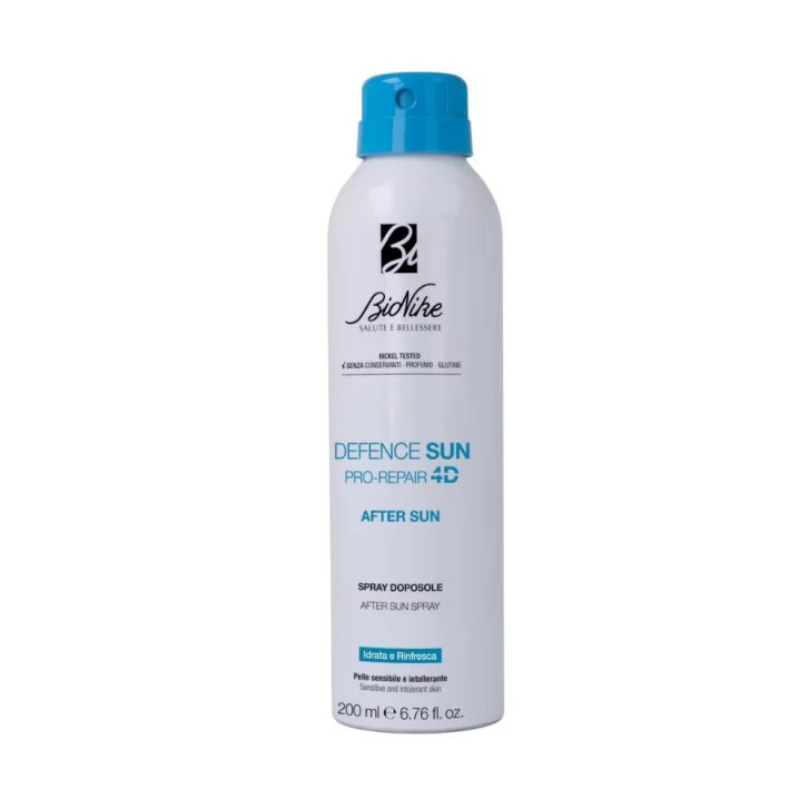 Defence Sun Spray Doposole Rinfrescante Lenitivo e Riparatore per Pelli Sensibili 200 ml - Bionike