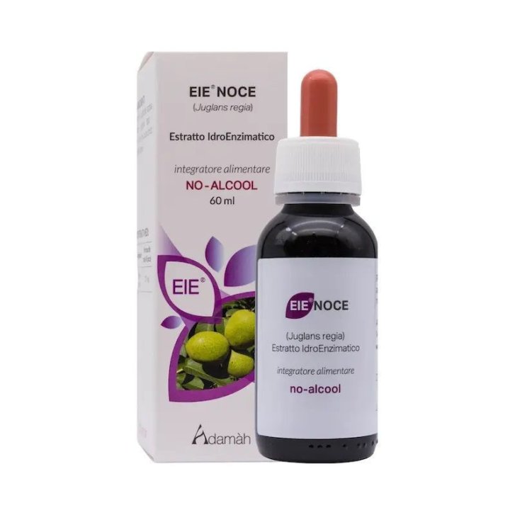 EIE Noce Integratore Estratto Idroenzimatico per Digestione e Transito Intestinale Gocce 60ml - Adamah EIE Noce Integratore Estratto Idroenzimatico per Digestione e Transito Intestinale Gocce 60ml - Adamah