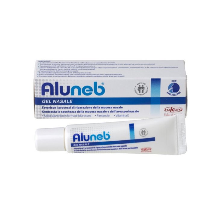 Aluneb Gel Nasale con Acido Ialuronico Pantenolo e Vitamina E 10ml - Aluneb