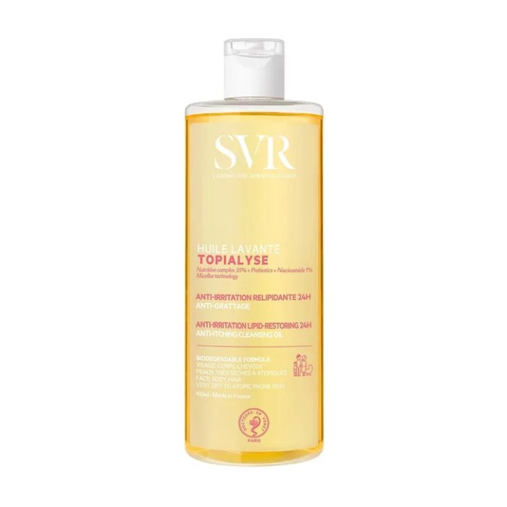 SVR Topialyse Olio Lavante Detergente Relipidante Anti-Irritazioni Anti-Prurito Pelle Secca 400ml - SVR SVR Topialyse Olio Lavante Detergente Relipidante Anti-Irritazioni Anti-Prurito Pelle Secca 400ml - SVR