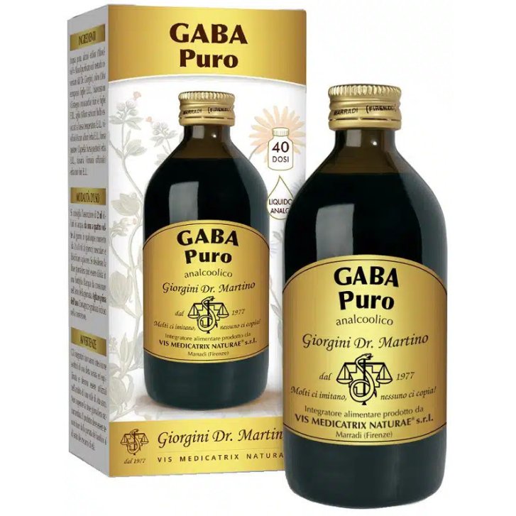GABA Puro Integratore Liquido Analcolico Acido Gamma-Amminobutirrico 200 ml - Dr. Giorgini