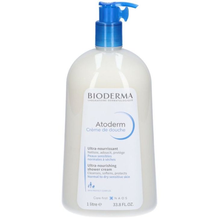 Atoderm Crema Detergente Doccia Nutriente e Protettiva Pelle Secca 1000ml - Bioderma