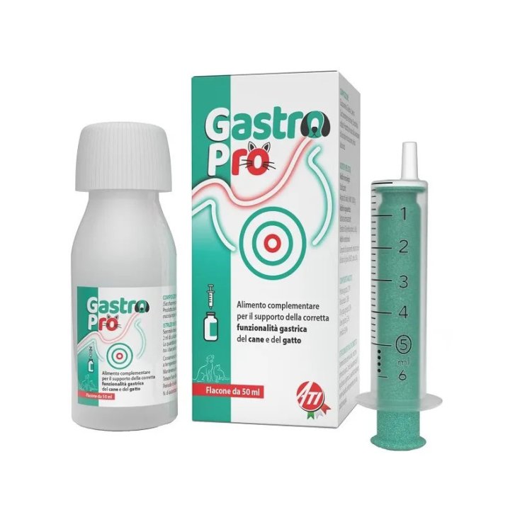 Gastro Pro Alimento Complementare Gastroprotettore per Cani e Gatti Gel 50ml - ATI Srl