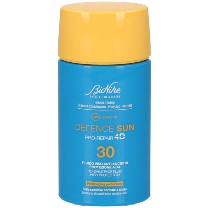 Defence Sun Fluido Viso Anti-Lucidità SPF 50+ Effetto Opacizzante 50 ml - Bionike