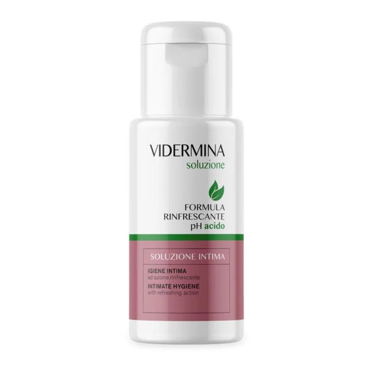 Vidermina Soluzione Detergente Intimo pH Acido Azione Rinfrescante e Deodorante 200ml - Vidermina