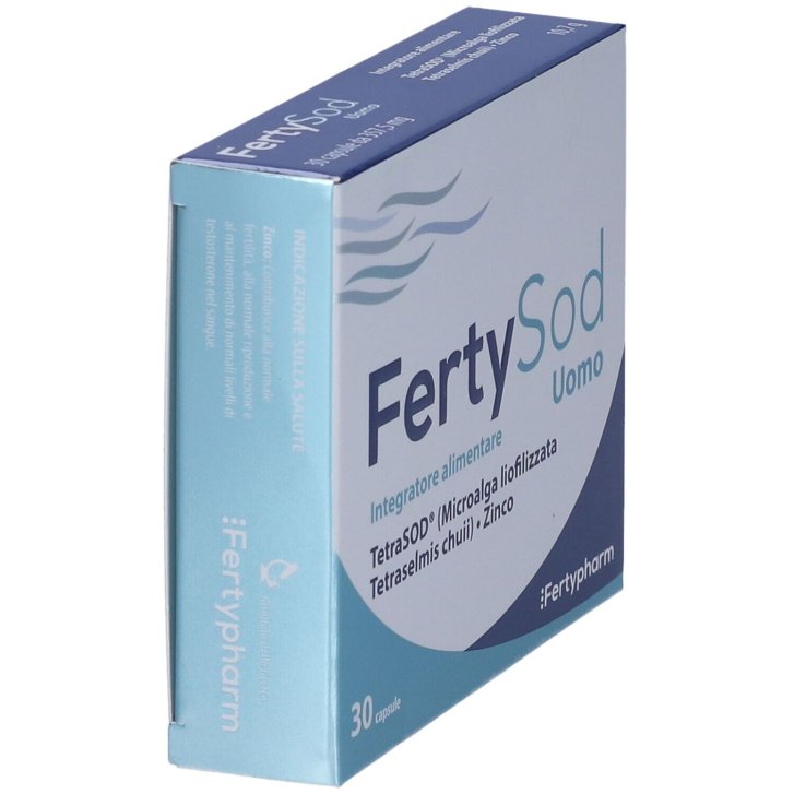 Fertysod Uomo Integratore Fertilità Maschile con Zinco e TetraSOD 30 Capsule - Biocure
