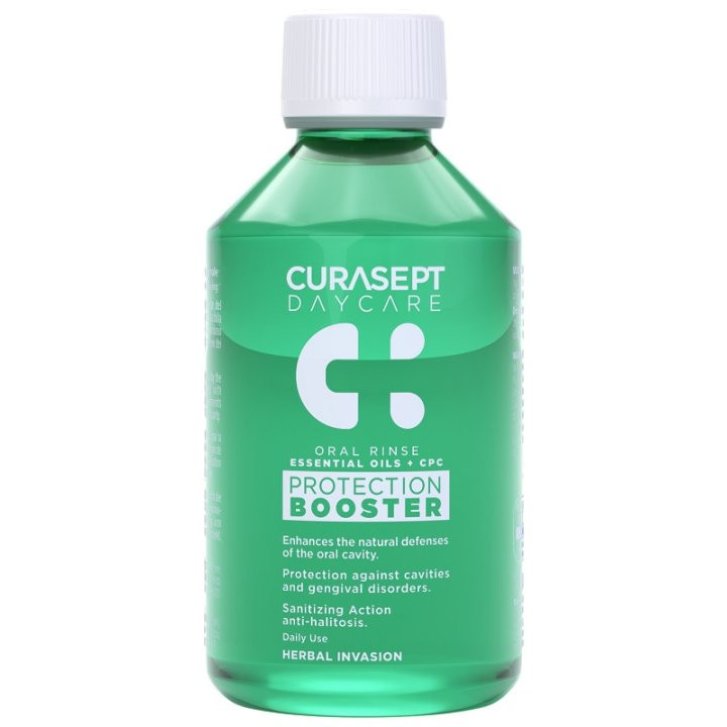 Curasept Daycare Protection Booster Collutorio Herbal Invasion Senza Alcool Anti-Alitosi 250 ml - Curasept