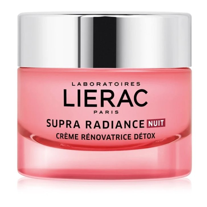 Supra Radiance Crema Viso Detox Antirughe Rinnovatrice Notte 50ml - Lierac