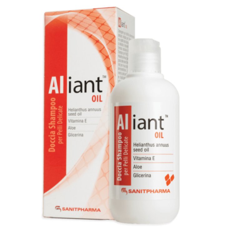 Aliant Oil Doccia Shampoo Detergente Delicato Idratante con Olio di Girasole e Vitamina E 250ml - Sanitpharma Aliant Oil Doccia Shampoo Detergente Delicato Idratante con Olio di Girasole e Vitamina E 250ml - Sanitpharma