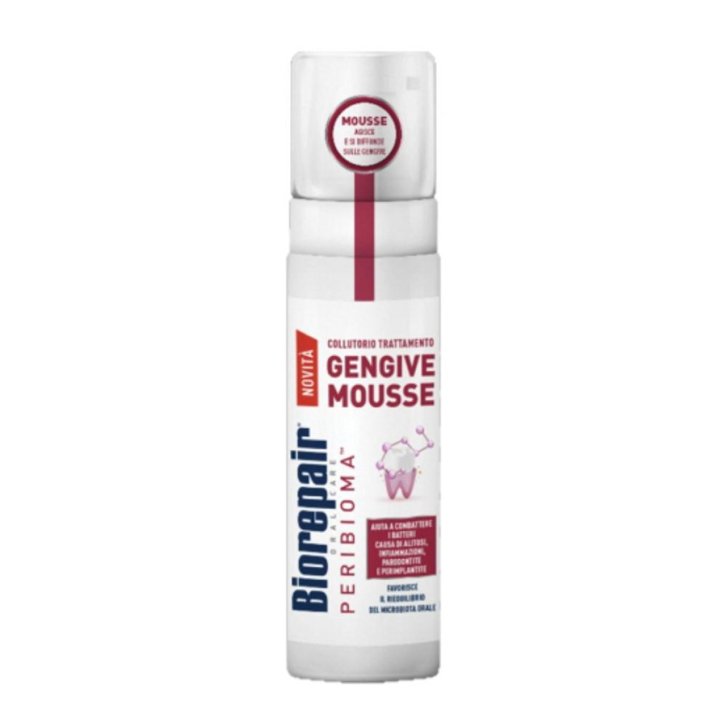 Biorepair Peribioma Pro Collutorio Mousse Gengive con Probiotici e Mastica di Chios 200ml - Biorepair