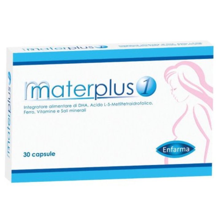 Materplus 1 Integratore DHA Ferro Vitamine e Sali Minerali Gravidanza e Allattamento 30 Capsule Molli - Enfarma Materplus 1 Integratore DHA Ferro Vitamine e Sali Minerali Gravidanza e Allattamento 30 Capsule Molli - Enfarma