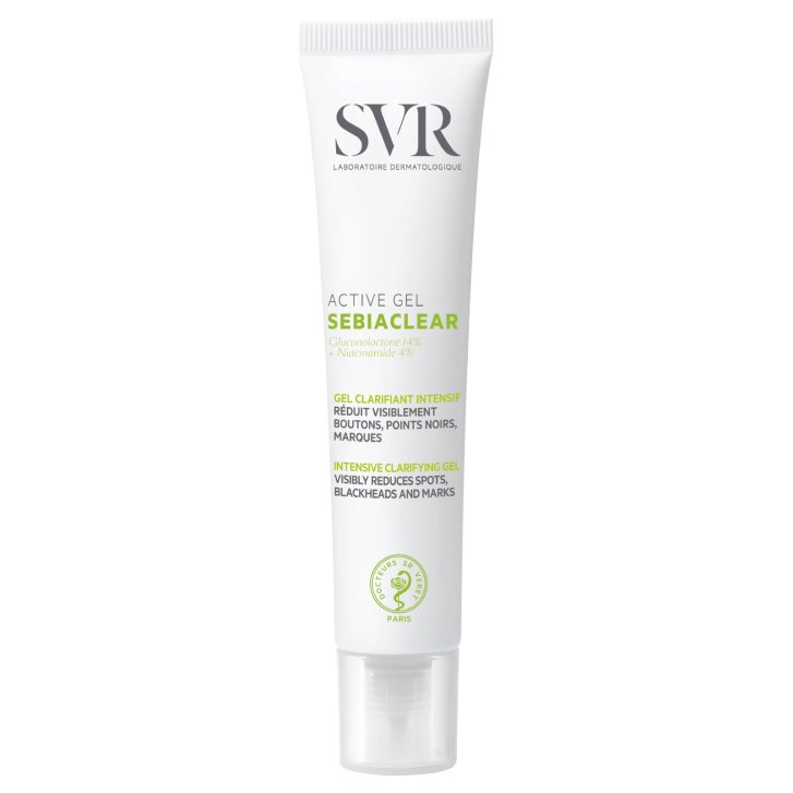 SVR Sebiaclear Active Gel Trattamento Correttore Anti-Imperfezioni Punti Neri Pelli Acneiche 40ml - SVR
