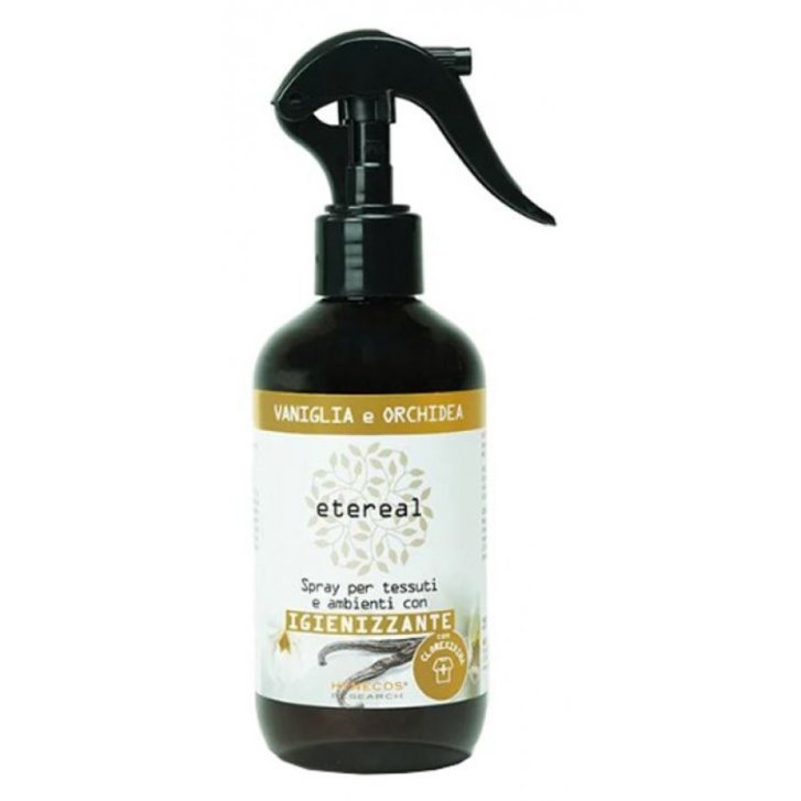 Etereal Spray Profumatore Igienizzante per Tessuti e Ambienti Vaniglia e Orchidea 250ml - Pool Pharma Etereal Spray Profumatore Igienizzante per Tessuti e Ambienti Vaniglia e Orchidea 250ml - Pool Pharma