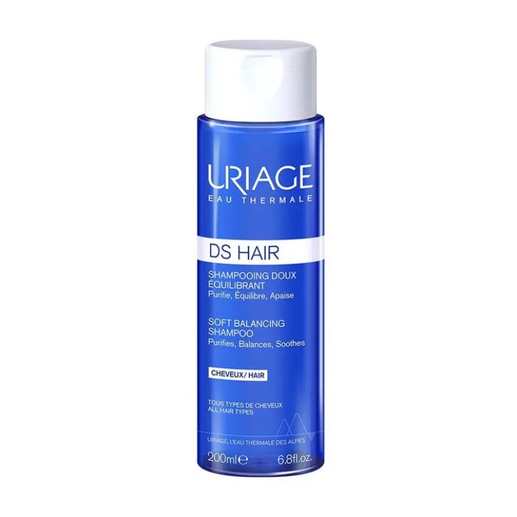 DS Hair Shampoo Delicato Riequilibrante Cuoio Capelluto Antiforfora 200ml - Uriage