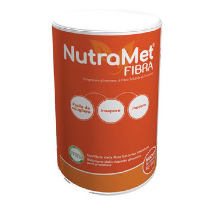 Nutramet Fibra Integratore Prebiotico con Destrine Resistenti Senza Glutine e Lattosio Polvere 320g - Esserre Pharma