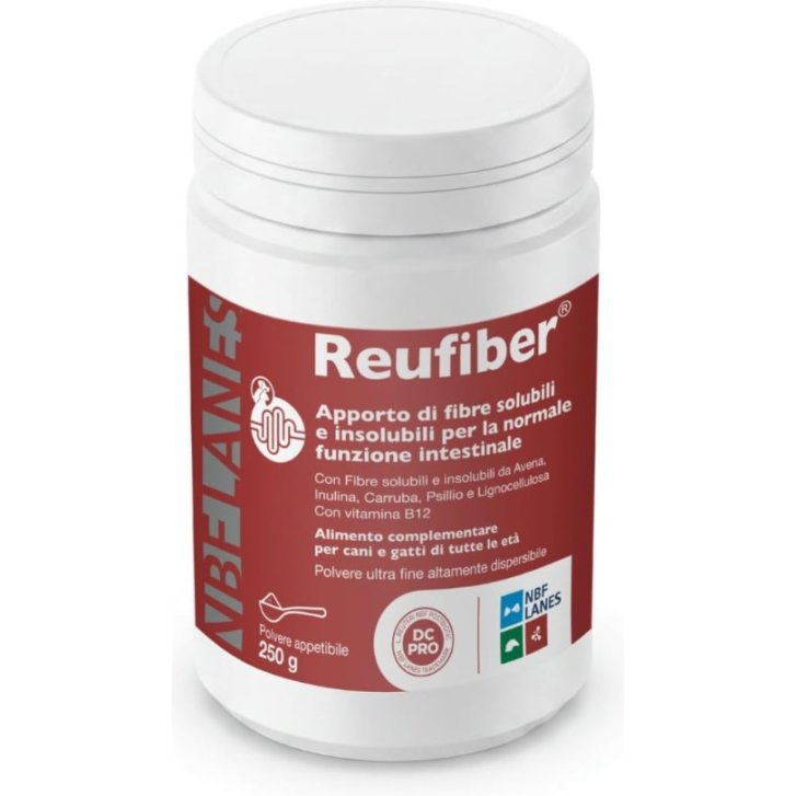 Reufiber Integratore Alimentare per Animali per il Benessere Intestinale 250g - N.B.F. Lanes Srl Reufiber Integratore Alimentare per Animali per il Benessere Intestinale 250g - N.B.F. Lanes Srl