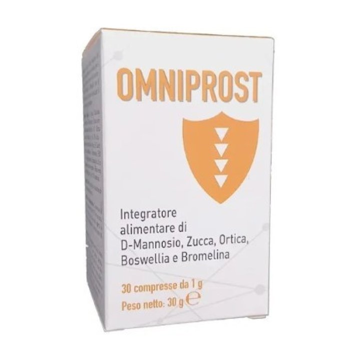 Omniprost Integratore per la Prostata con Serenoa Repens e D-Mannosio 30 Compresse - Omniaequipe