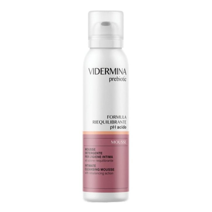 Vidermina Prebiotic Mousse Detergente Intimo pH Acido Pelle Sensibile 150 ml - Vidermina