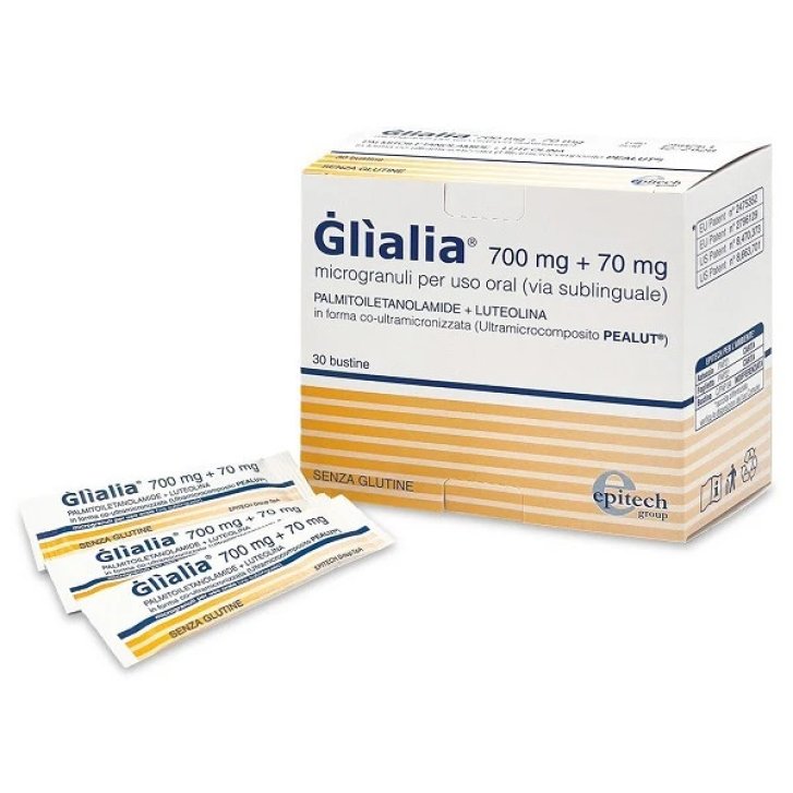 Glialia Integratore Sistema Nervoso con Palmitoiletanolamide e Luteolina 30 Bustine - Epitech Group