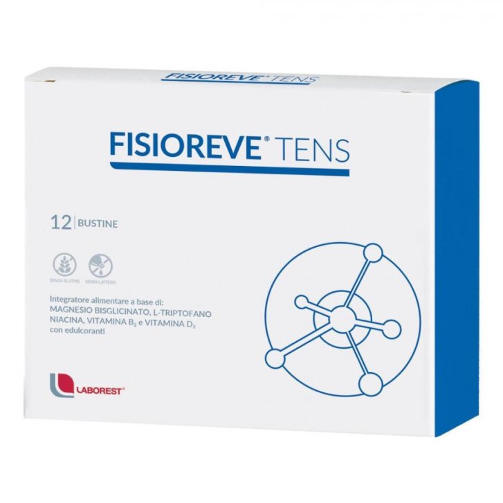 Fisioreve Tens Integratore Magnesio L-Triptofano Vitamina D3 e B2 12 Bustine - Uriach Fisioreve Tens Integratore Magnesio L-Triptofano Vitamina D3 e B2 12 Bustine - Uriach