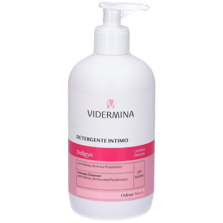 Vidermina Deligyn Detergente Intimo Delicato pH Neutro con Althea Arnica e Postbiotici 500ml - Vidermina Vidermina Deligyn Detergente Intimo Delicato pH Neutro con Althea Arnica e Postbiotici 500ml - Vidermina