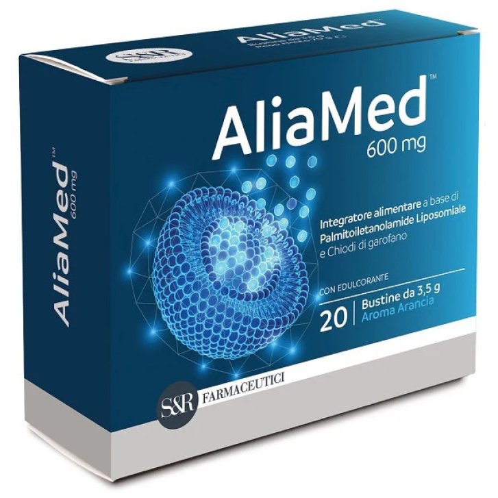 AliaMed Integratore PEA Liposomiale e Chiodi di Garofano Senza Glutine e Lattosio 20 Bustine - S&R Farmaceutici