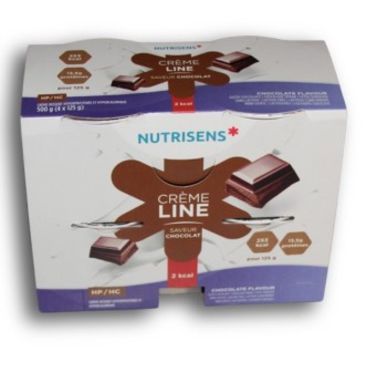 Cremeline 2kcal Bevanda Ipercalorica al Cioccolato 4x125 g - Nutrisens